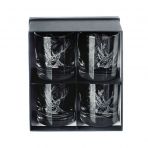 stag engraved style glass tumbler gift set set of 4 2 Copy