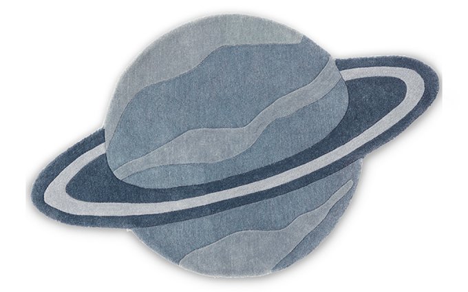 Children's planet rug
