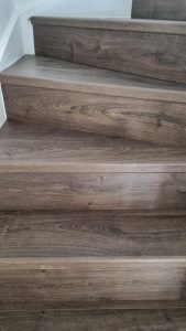 Quickstep laminate on stairs