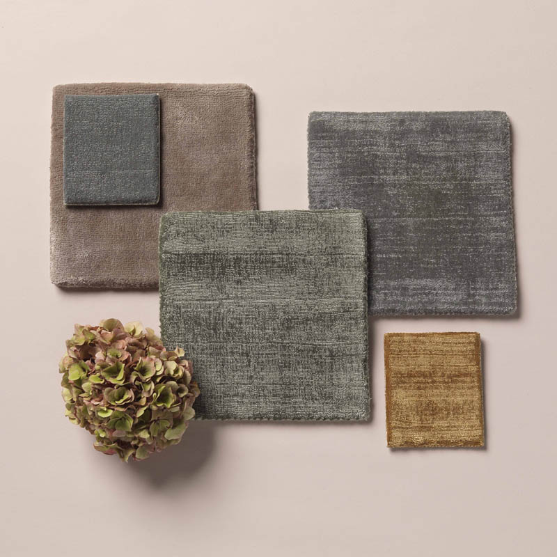 Pastels Simla Lavender, Willingdon Beluga, Satara Nimbus, Satara Lovat, Satara Camel