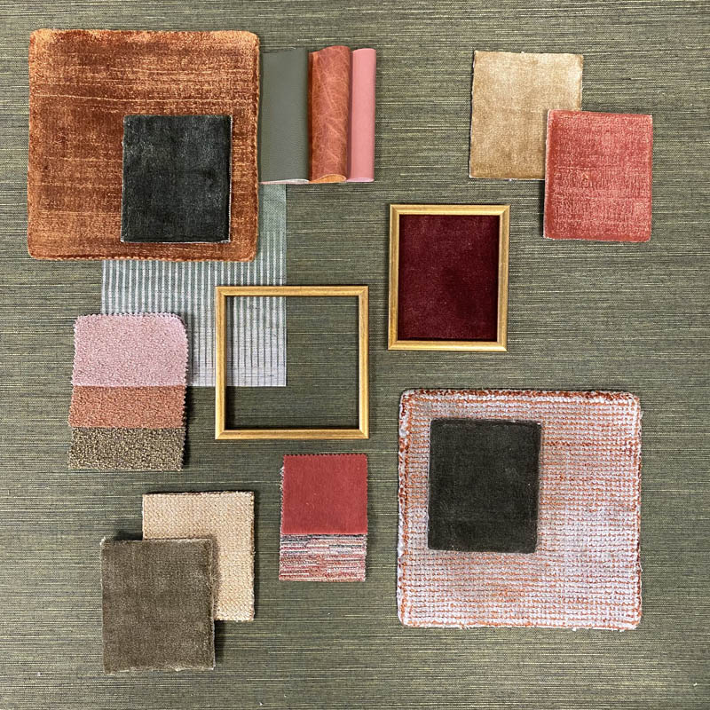 Satara Ochre, Kheri Caper, Kheri Camel, Satara Copper, Almora Amber, Simla Tapenade, Almora Canary, Kheri Lovat